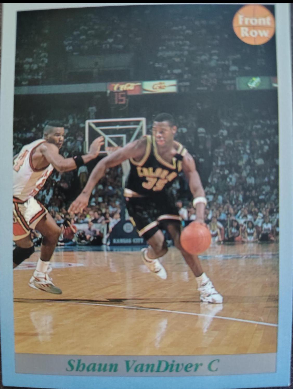 Shaun VanDriver C #93 1992 Front Row Draft Picks Basketball