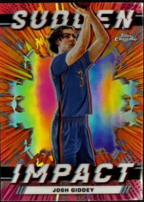 Josh Giddey [Orange Basketball Refractor] #SI-12