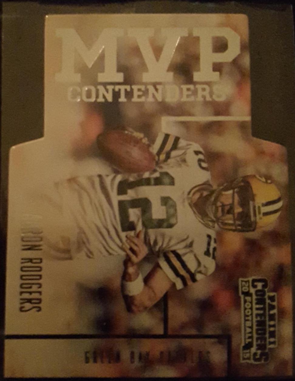 Aaron Rodgers #MVP1 2015 Panini Contenders Football MVP Contenders