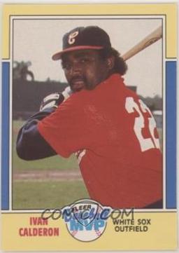 Ivan Calderon #4 Baseball Cards 1988 Fleer MVP