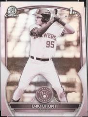 Eric Bitonti [Pearl] #BDC-134 Baseball Cards 2023 Bowman Draft Chrome Prices