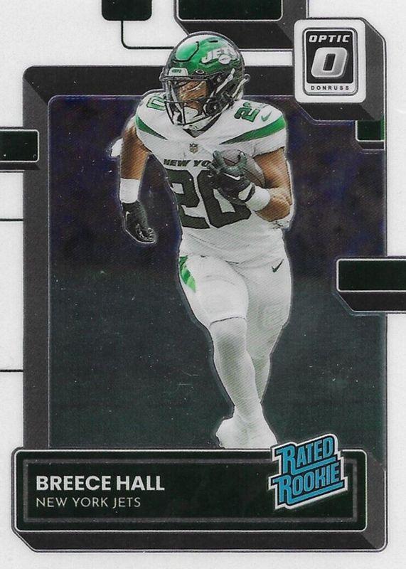 Breece Hall #214 Football Cards 2022 Panini Donruss Optic