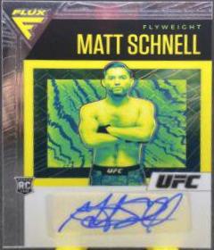 Matt Schnell #FA-MSH Ufc Cards 2021 Panini Chronicles UFC Flux Auto