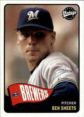 Ben Sheets #40 Baseball Cards 2003 Upper Deck Vintage
