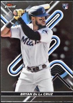 Bryan De La Cruz #24 Baseball Cards 2022 Topps Finest
