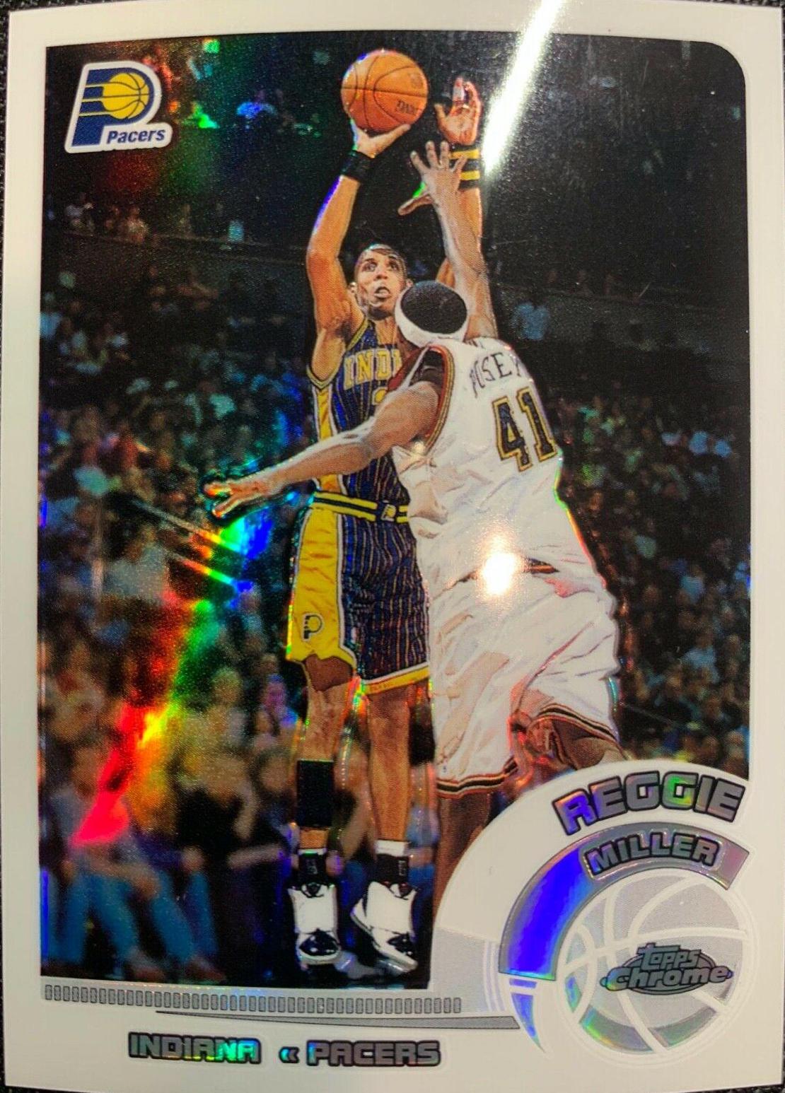 Reggie Miller [White Refractor] #45