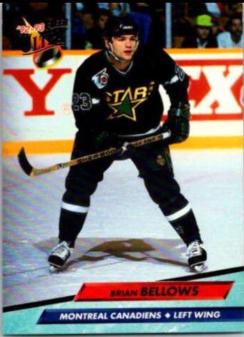Brian Bellows #100 Hockey Cards 1992 Ultra