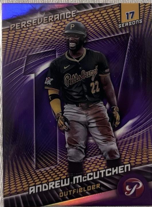 Andrew McCutchen [Purple] #P-18 Prices | 2025 Topps Pristine ...