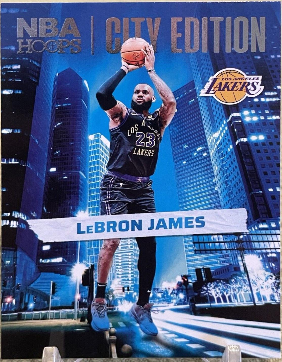 LeBron James #8 Basketball Cards 2024 Panini NBA Hoops City Edition