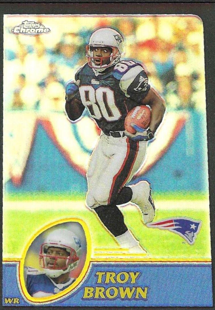 Troy Brown [Black Refractor] #103