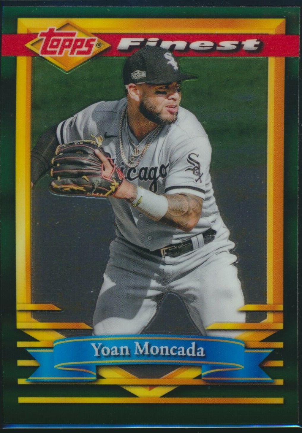 Yoan Moncada #7 Baseball Cards 2021 Topps Finest Flashbacks