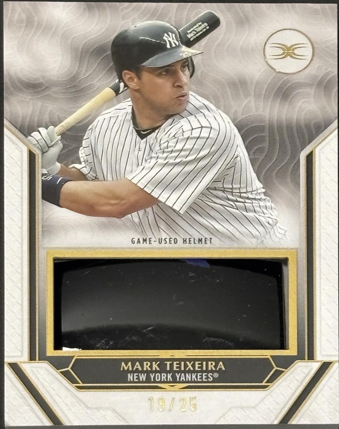 Mark Teixeira #DHC-MT 2025 Topps Definitive Collection Helmet Baseball