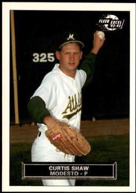 Curtis Shaw #218 1992 Fleer Excel Baseball