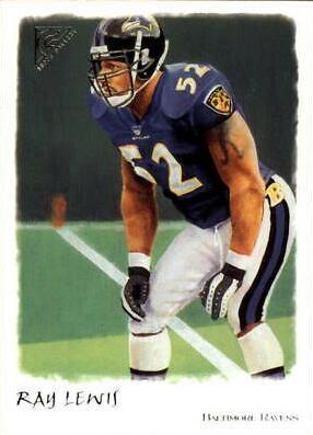 Ray Lewis #37 Football Cards 2002 Topps Gallery