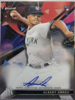 Albert Abreu #FA-AA Baseball Cards 2021 Topps Finest Autographs