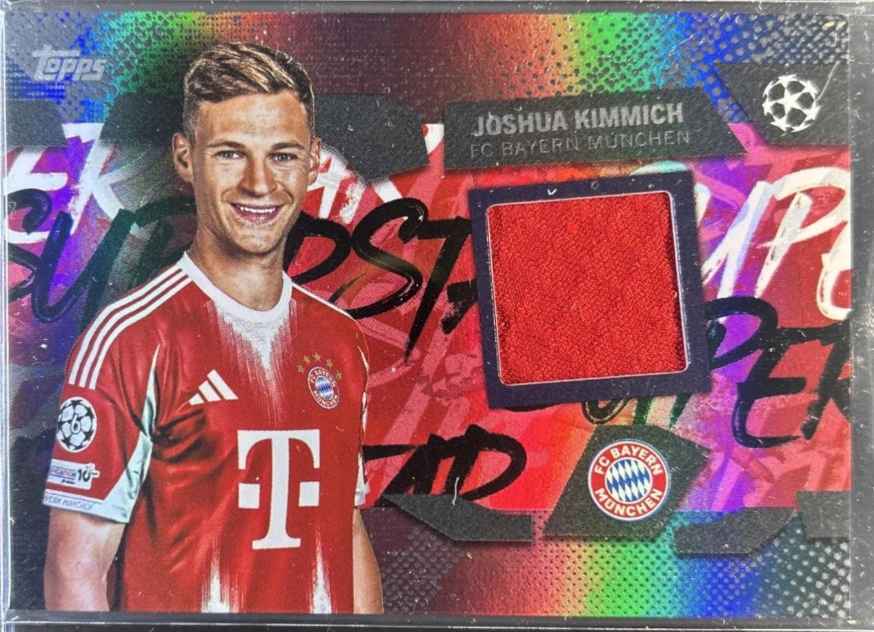 Joshua Kimmich #TSR-JK 2025 Topps UEFA Superstar Relic