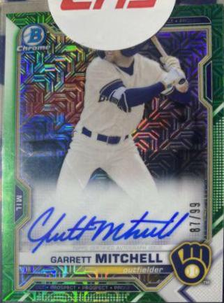 Garrett Mitchell [Green Refractor] #BMA-GM