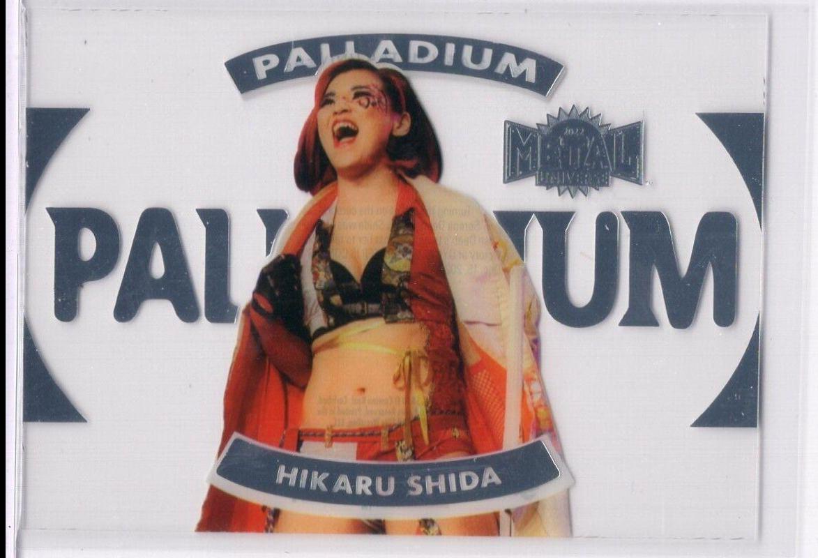 Hikaru Shida #P-27 Wrestling Cards 2022 SkyBox Metal Universe AEW Palladium