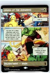 Origin of the Avengers [Borderless Foil] #298