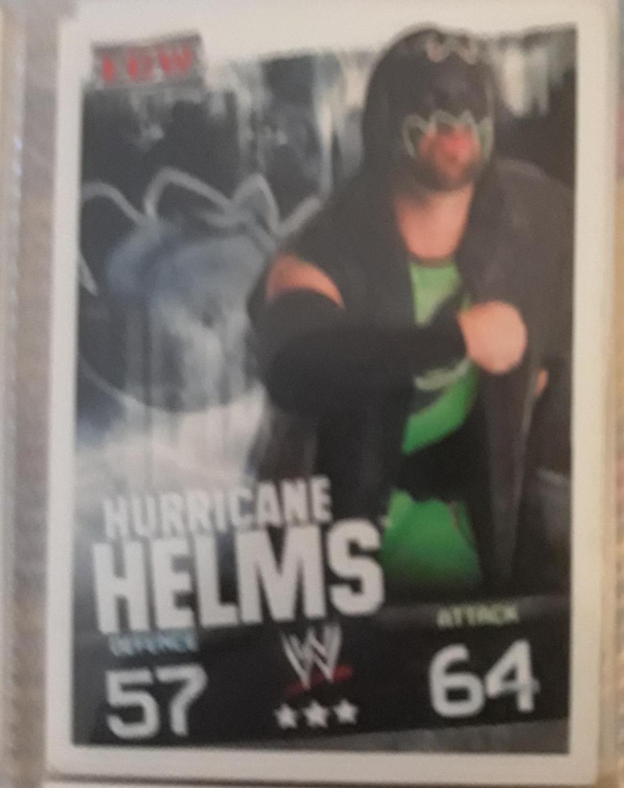 Hurricane Helms Wrestling Cards 2009 Topps WWE Slam Attax