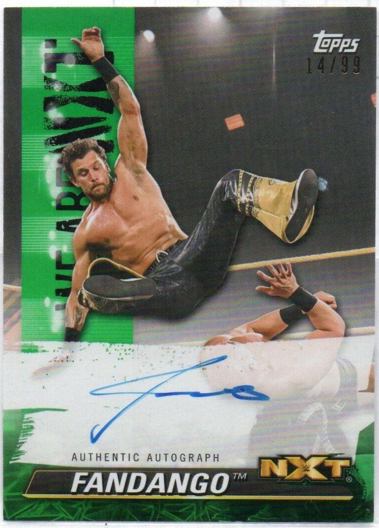 Fandango #A-FD Wrestling Cards 2021 Topps WWE We Are NXT Autographs