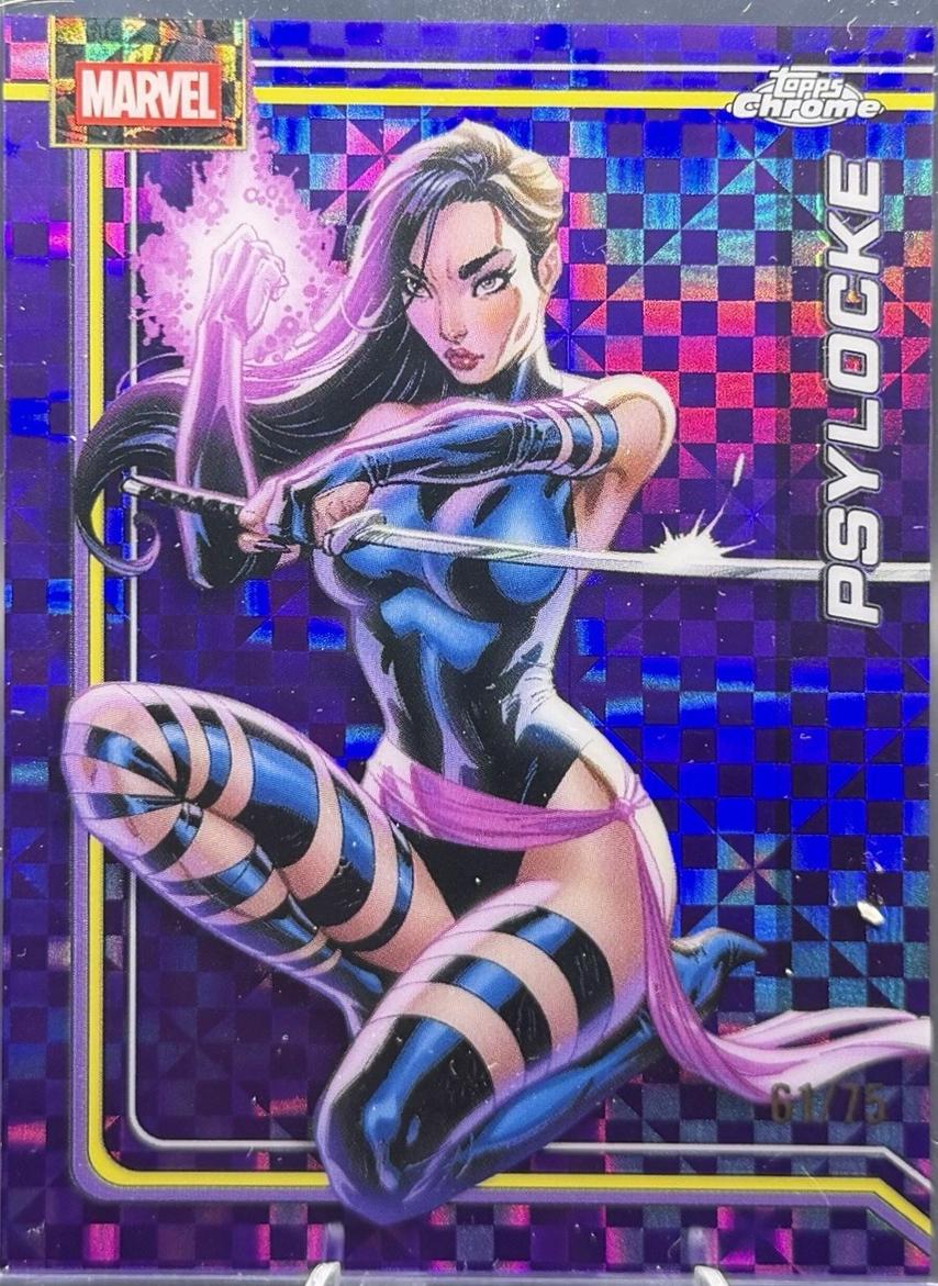 Psylocke Purple X-Fractor