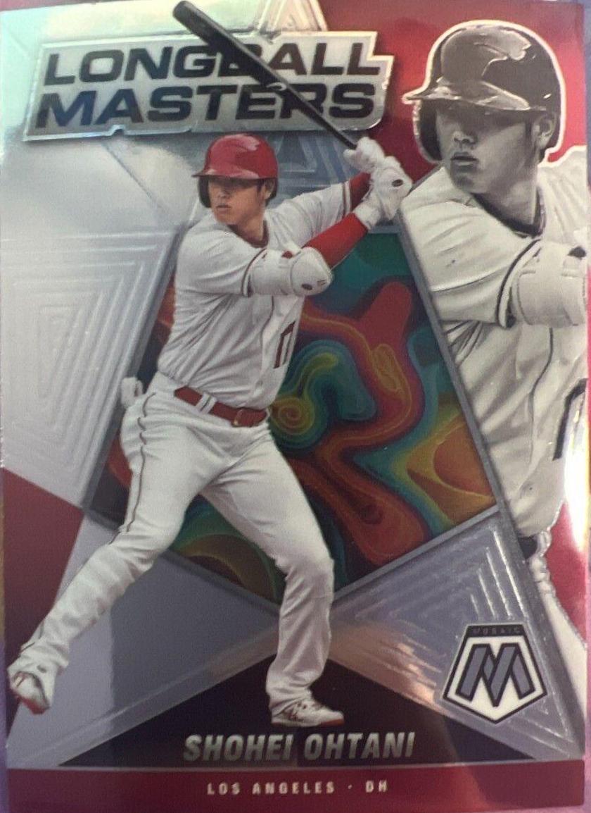 Shohei Ohtani #LM-2 Baseball Cards 2022 Panini Mosaic Longball Masters