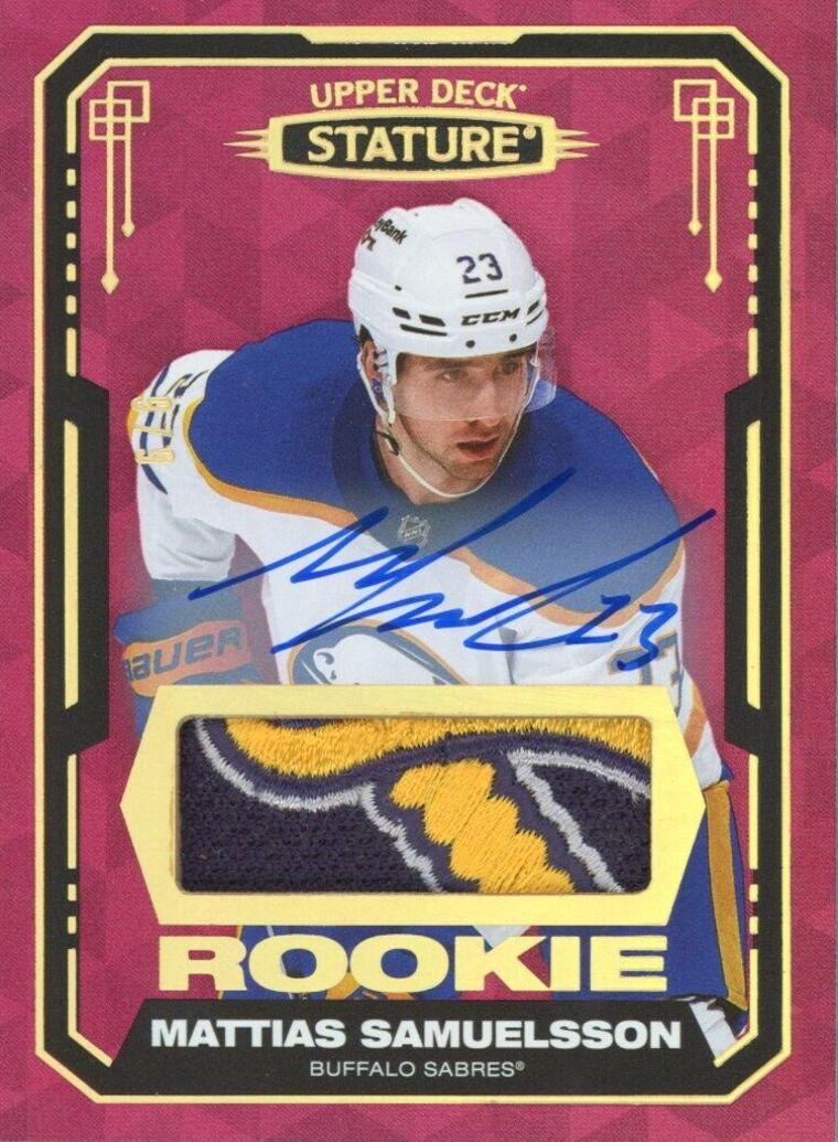 Mattias Samuelsson [Design Variant Autograph Material Red] #120