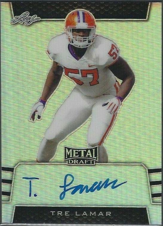 Tre Lamar #BA-TL1 2019 Leaf Metal Draft Autographs Football