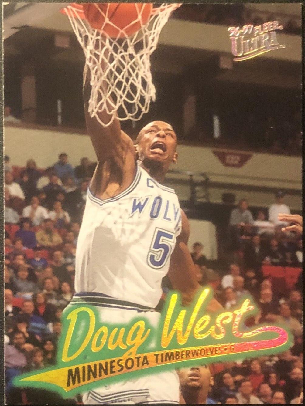Doug West #G67 Basketball Cards 1996 Ultra Gold Medallion