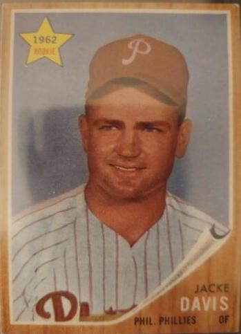 Jacke Davis #521 Baseball Cards 1962 Topps
