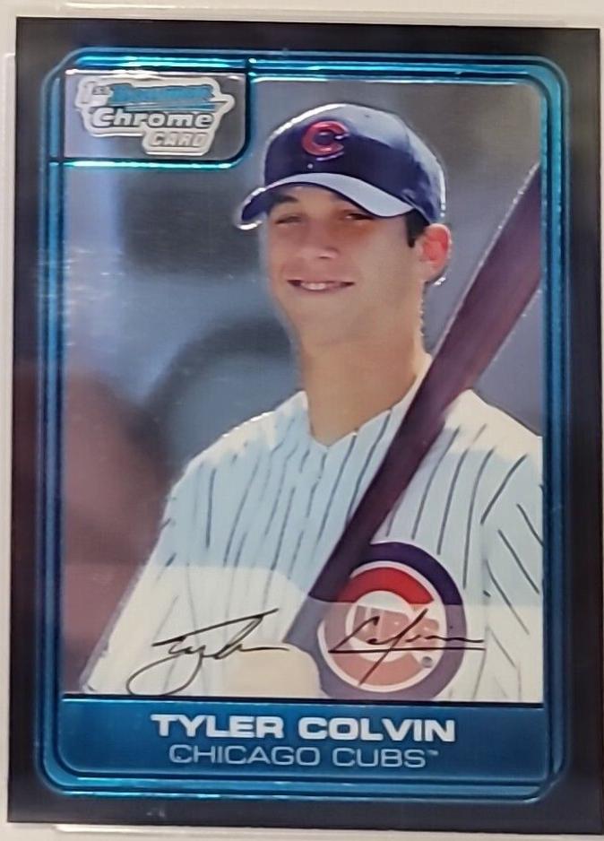Tyler Colvin #DP1 Baseball Cards 2006 Bowman Chrome Draft Picks