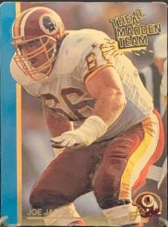 Joe Jacoby #9 Football Cards 1992 Action Packed All Madden