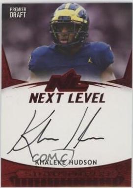 Khaleke Hudson #NL-KH 2020 Sage Hit Next Level Signatures Football