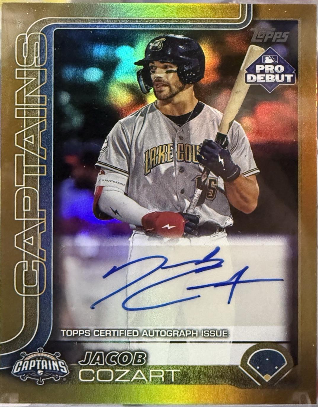 Jacob Cozart [Gold Autograph] #PD-3