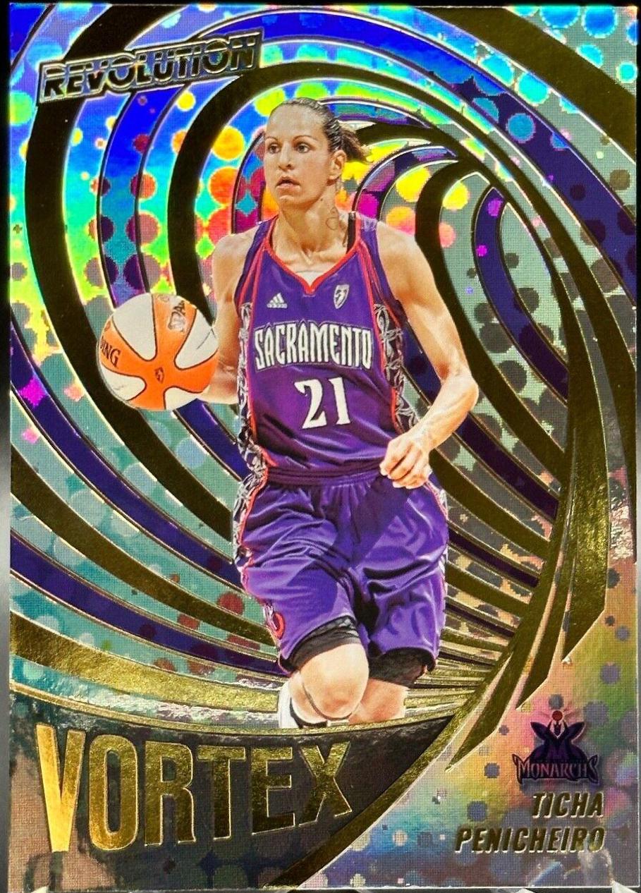 Ticha Penicheiro #3 Basketball Cards 2022 Panini Revolution WNBA Vortex