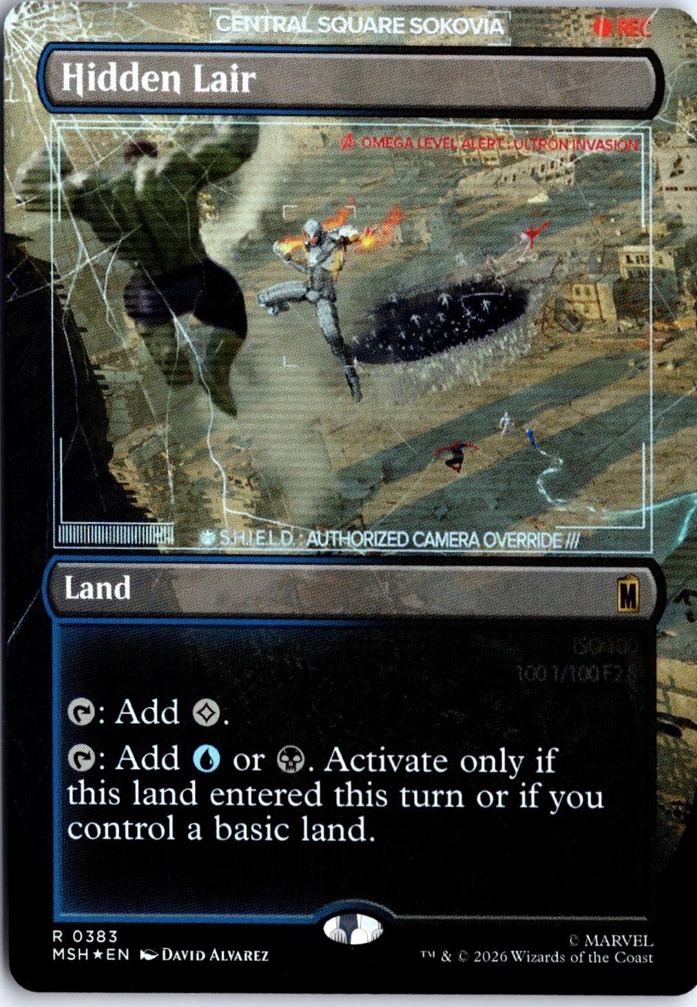 MTG foil 暴露 Hidden Lair [Borderless Foil] #383 Prices | Magic Marvel Super