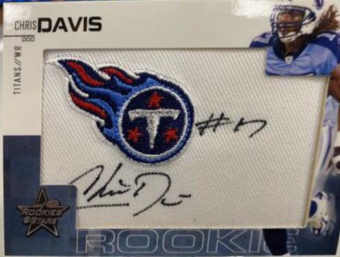 Chris Davis #258 2007 Leaf Rookies & Stars Football