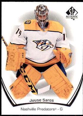 Juuse Saros #48 2021-22 SP Authentic Hockey