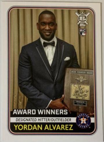 Yordan Alvarez #270 Baseball Cards 2020 Topps Big League