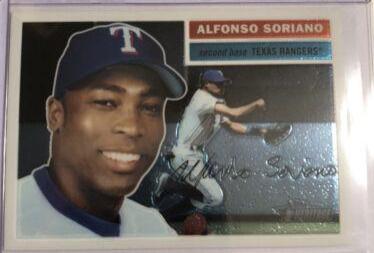 Alfonso Soriano #4 Baseball Cards 2005 Topps Heritage Chrome