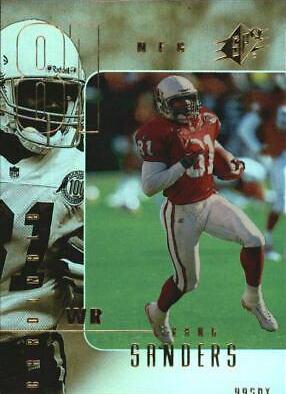 Frank Sanders #3 Football Cards 1999 Spx