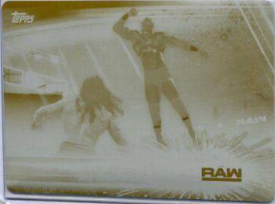 Bobby Lashley def. Seth Rollins and Elias #85 Wrestling Cards 2019 Topps WWE SummerSlam