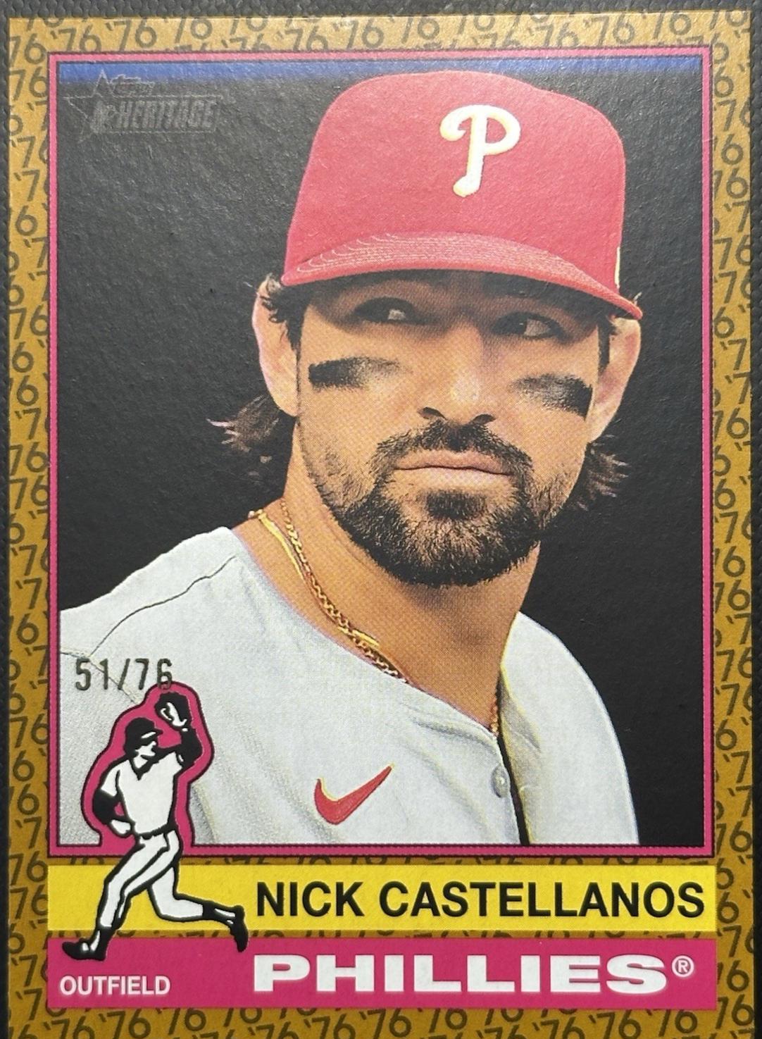 Nick Castellanos [Color of the Year] #315 Prices | 2025 Topps Heritage ...