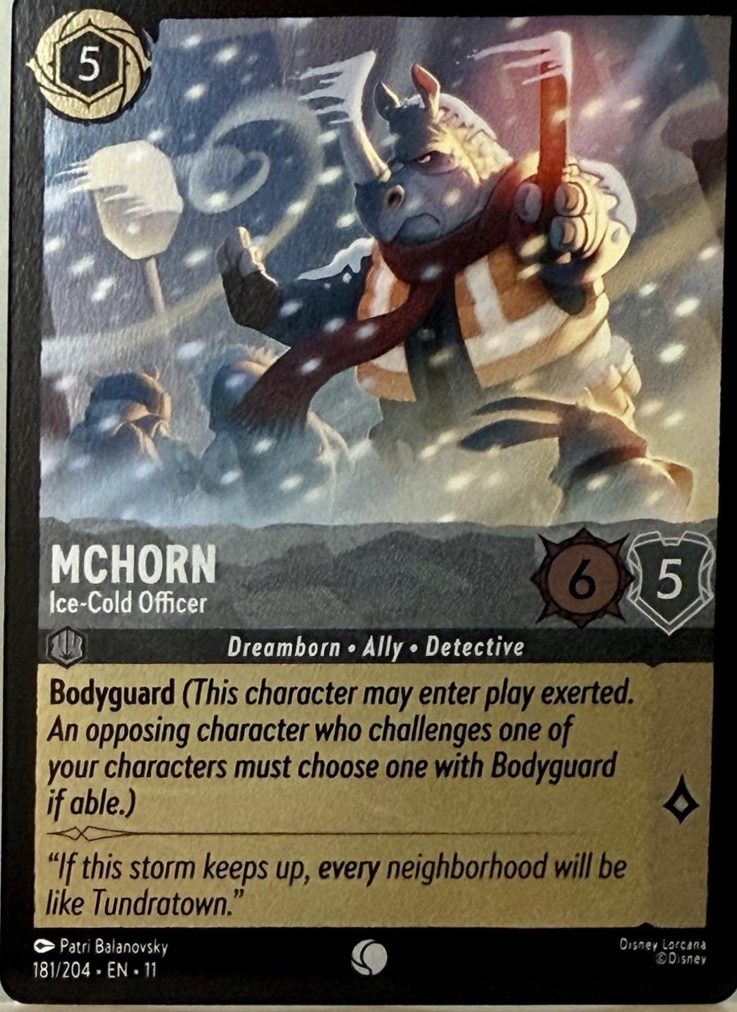 McHorn - Ice-Cold Officer [Foil] #181