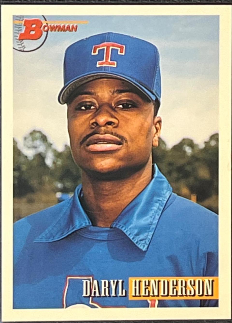 Daryl Henderson #25 Baseball Cards 1993 Bowman