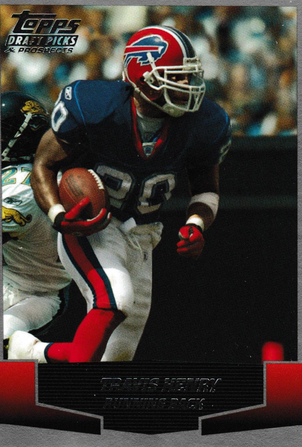 Travis Henry #8 Football Cards 2004 Topps Draft Picks & Prospects