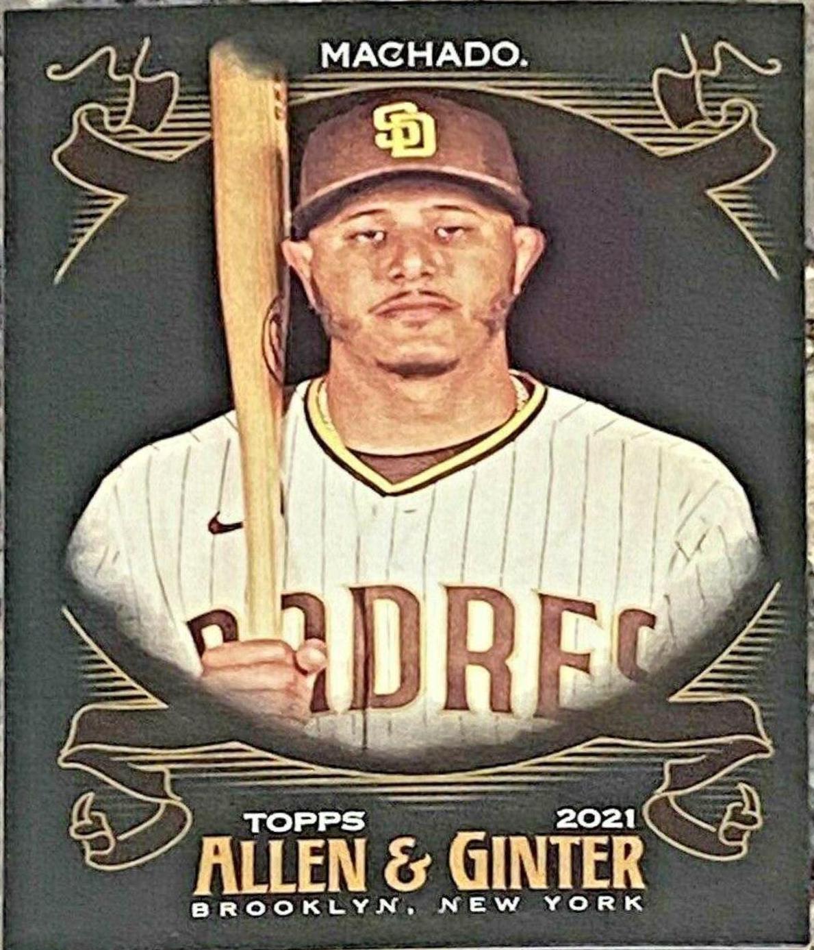 Manny Machado #6 Baseball Cards 2021 Topps Allen & Ginter X