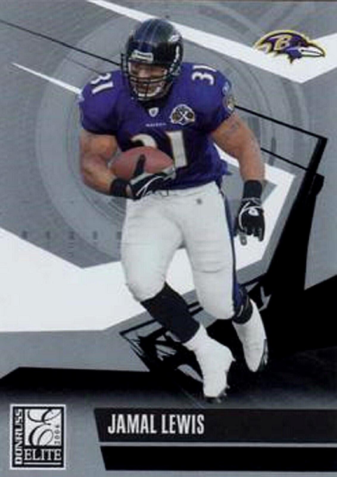 Jamal Lewis #9 Football Cards 2006 Panini Donruss Elite
