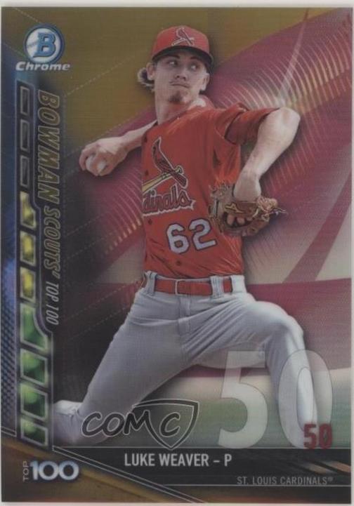 Luke Weaver [Gold Refractor] #BTP-50